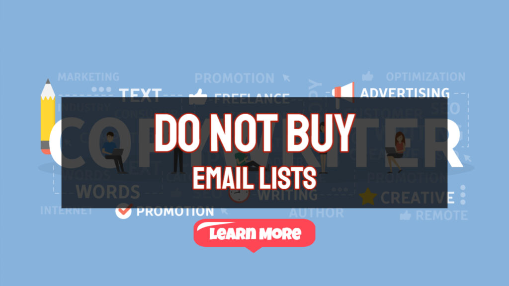 do not buy email lists