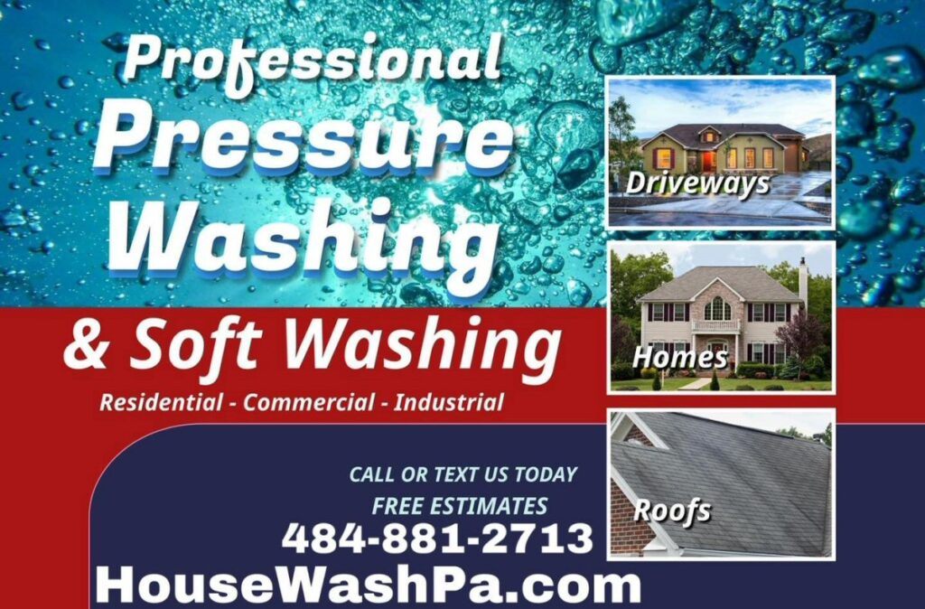 Soft Pressure Washing From House Wash PA