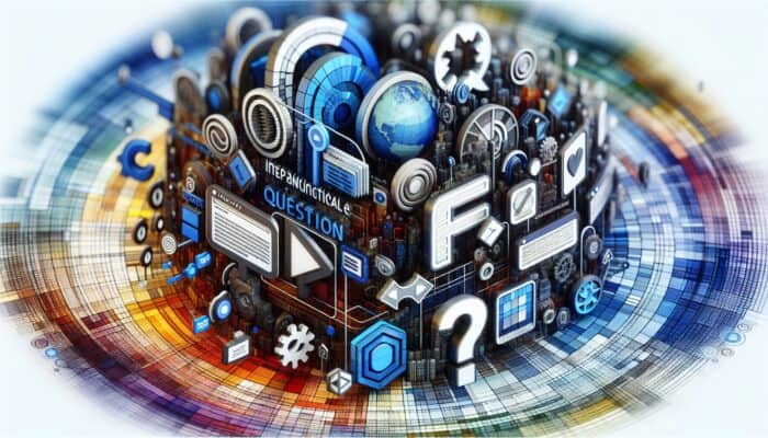 An engaging website interface featuring interactive FAQs, expandable questions, and video tutorials on website setup, enhancing user engagement and trust.