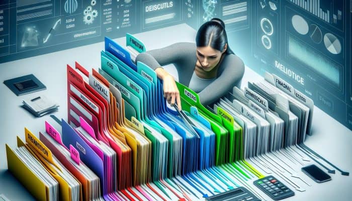 How to Track Debt Consolidation Progress: UK Guide | DCL How to Track Debt Consolidation Progress: A person consolidating multiple colorful debt papers into one silver file labeled "Consolidation Loan" with a lower interest rate tag, symbolizing financial simplification and savings in the UK.